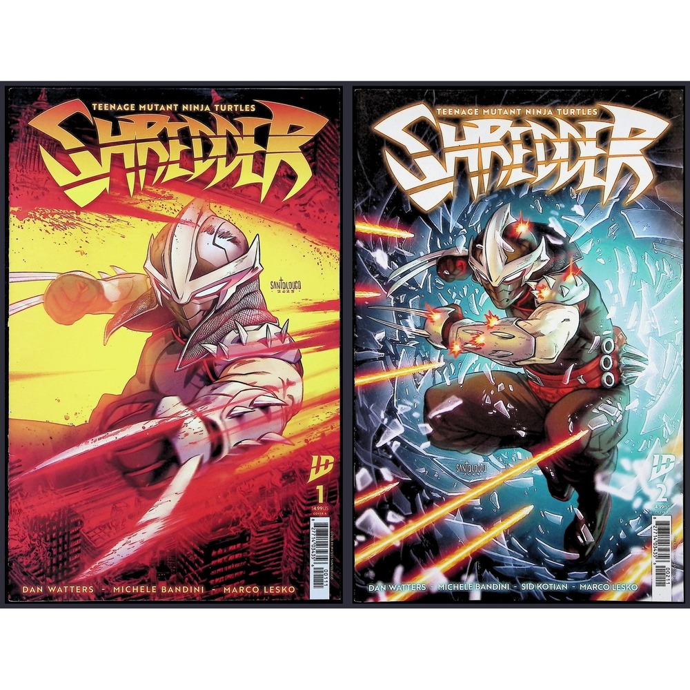 IDW Publishing Comic Lot TMNT Shredder #1 & 2  Santolouco Variants‎